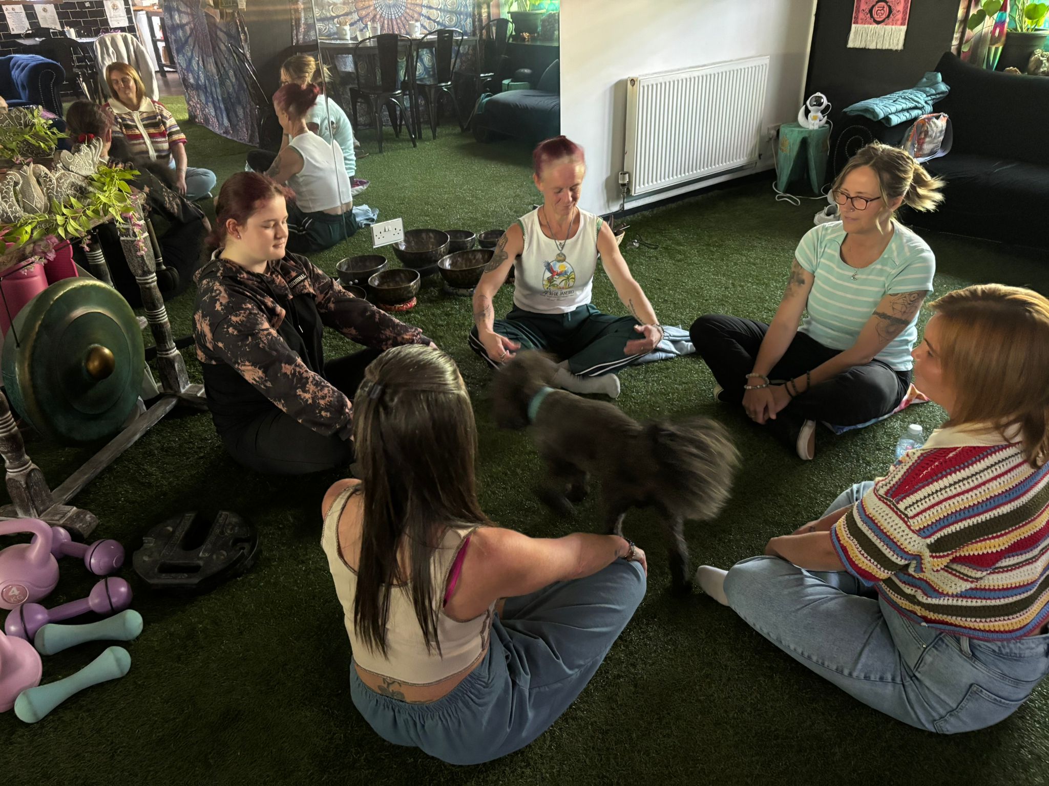 Community gathering at The Healing Centre