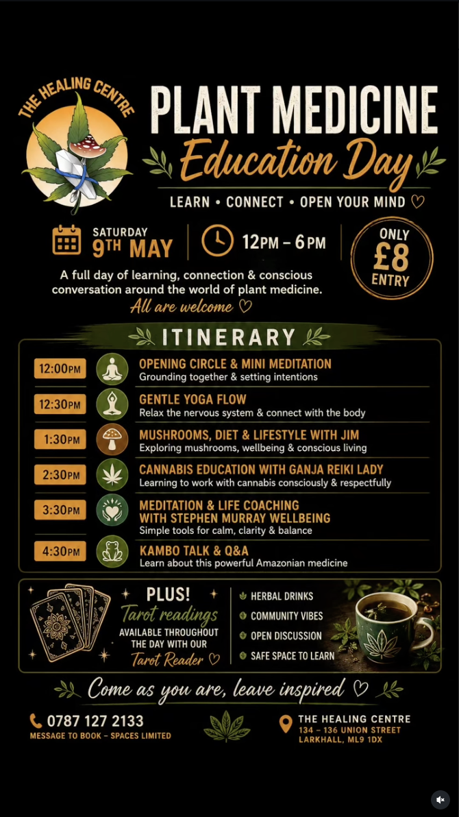 Plant medicine education day — retreat poster